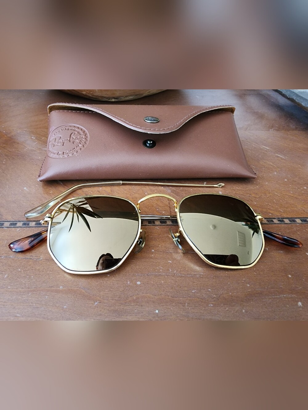 Vintage Ray-Ban- B&L Diamond Hard Hexagonal  Sunglasses W1910 - Unisex